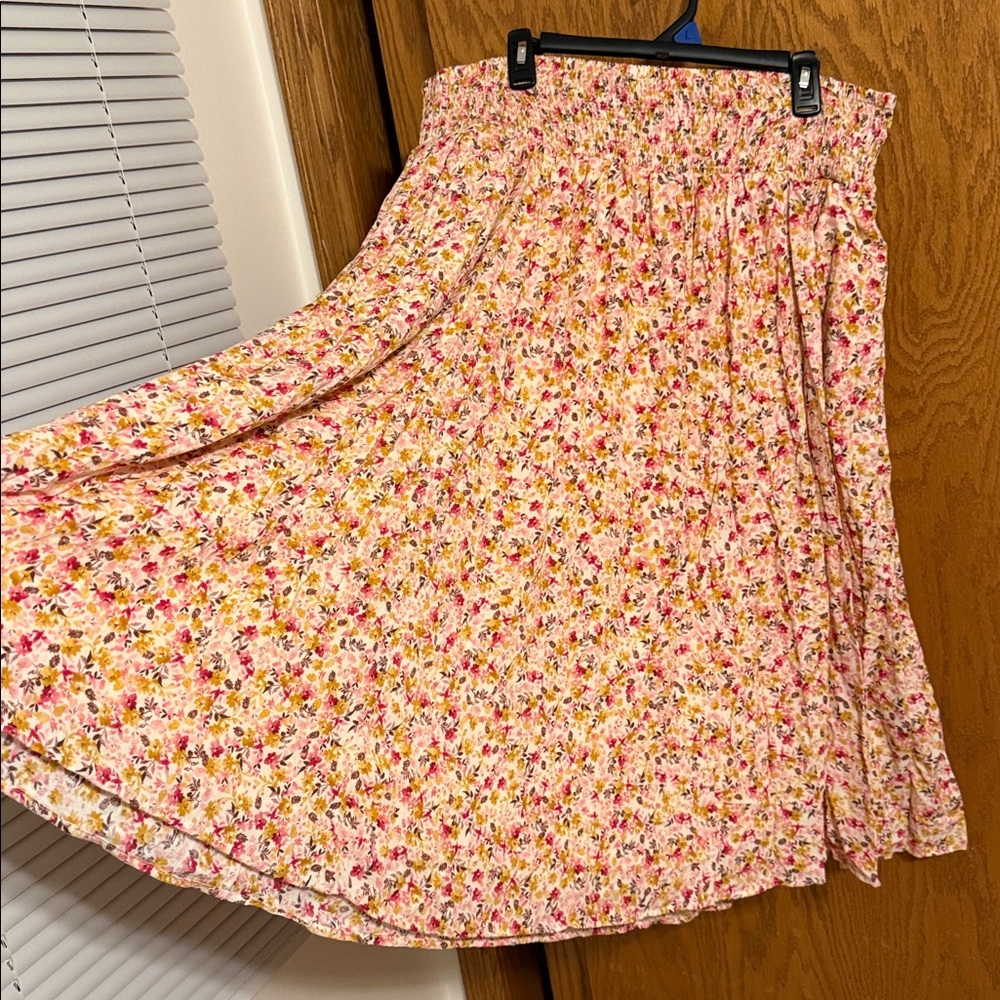 Torrid Multicolor lined Floral A-Line Skirt